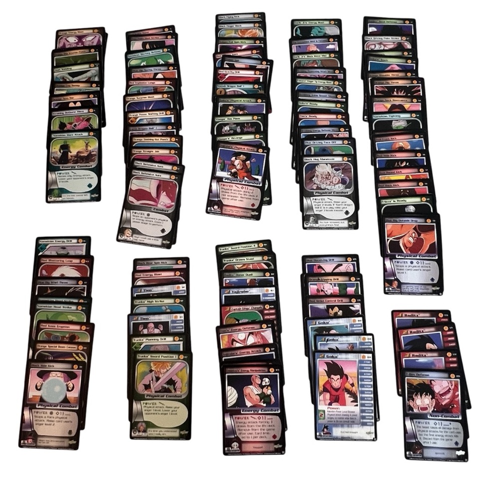 Vintage 2000-2001 Anime Dragon Ball Z Score Trading Card Game Lot of 109